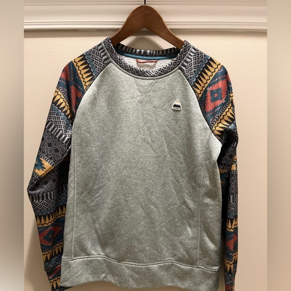 Burton Oak Crewneck Sweater Sweatshirt Fleece Sz S - Picture 14 of 14